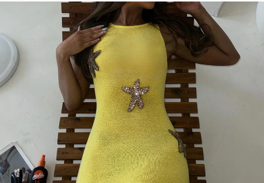 Oceanella Yellow Starfish Dress.